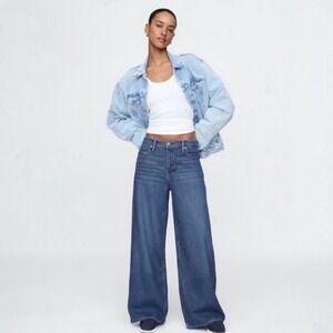 Gap Baggy Mid Rise Jeans Women 8